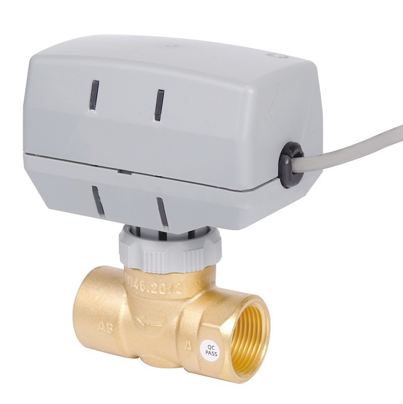 Brass Valves and Brass Fittings 6 brass ball valve with electric actuator (5)