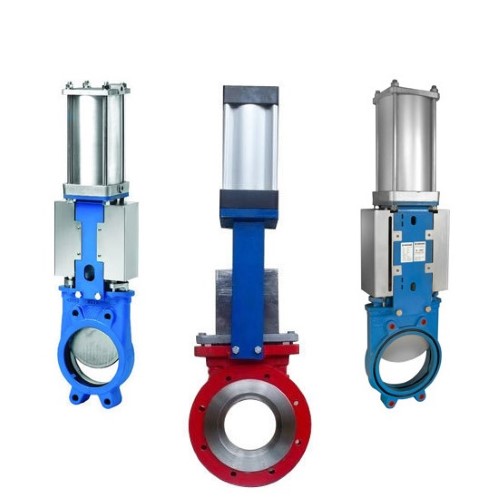 Knife Gate Valves 6 Pneumatic Knife Gate Valve - 副本 (Custom)
