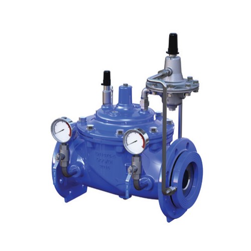 Pressure Reducing Valves 6 Pressure Reducing Valve with pressure gauges and pilot valve (Custom)
