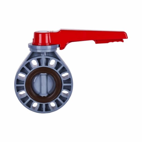 UPVC BUTTERFLY VALVE with hand LEVER and lock (Custom)