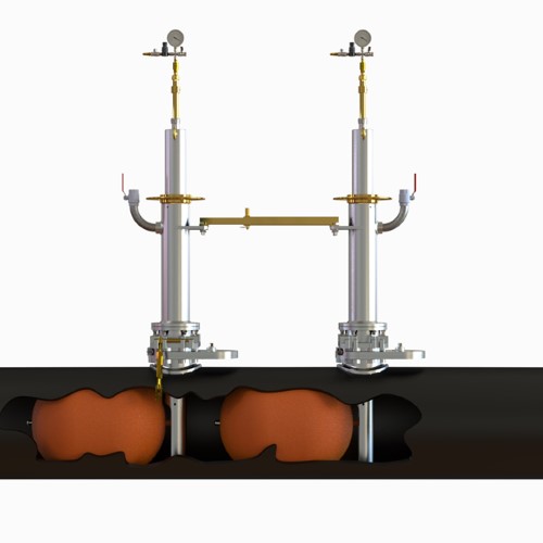 Large Diameter Bagtube 5 system 3 bagtube system (Custom)